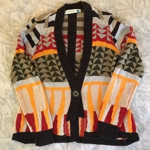 Anthropologie - Sparrow geometric cardigan
